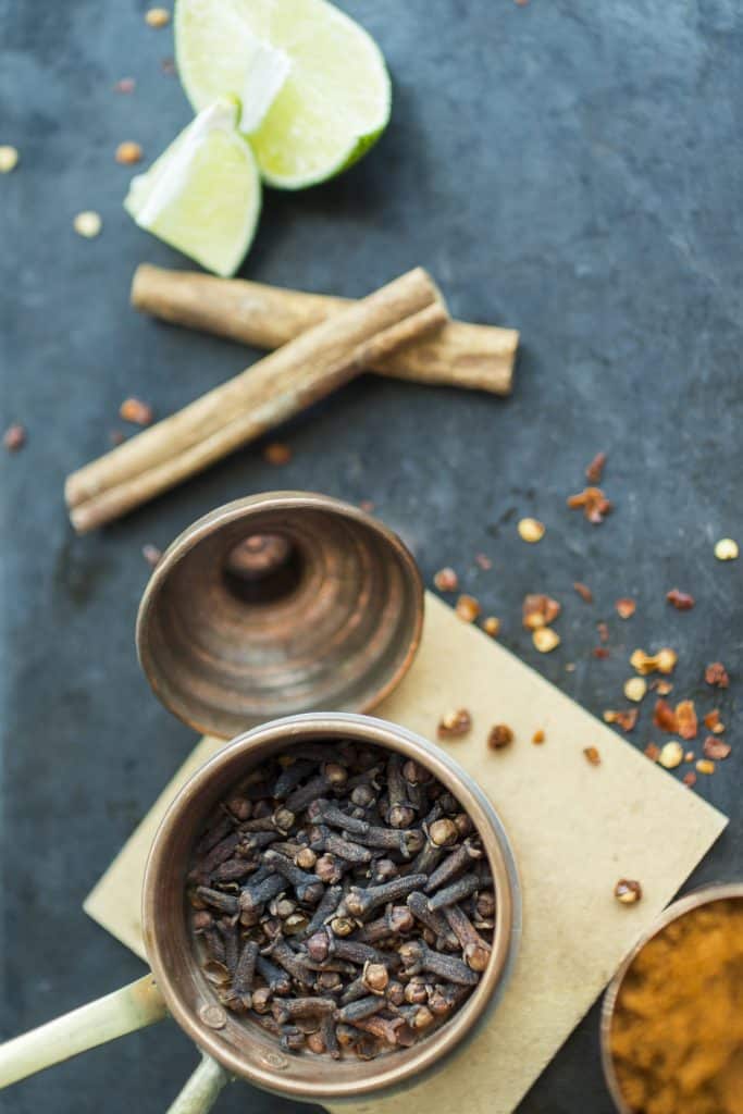 Cloves are the aromatic flower buds of a tree in the family Myrtaceae, Syzygium aromaticum.